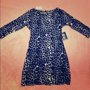 🌟NWT Express Leopard 🐆 Print Shift Dress